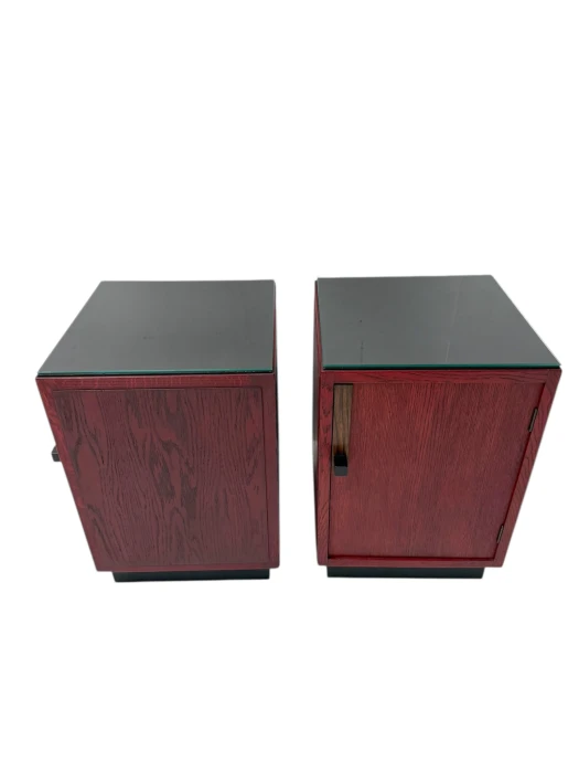 Two Art Deco Modernist Nightstands by A.H. Jansen for L.O.V. Oosterbeek, 1920s